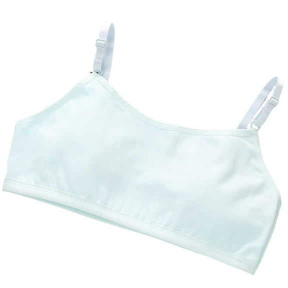 REDARER Crop Top Bra Girls Seamless Sports Bra Training Teen Bra Camisole Style Lightweight Seamless,Size 8-12 Years