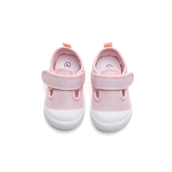 REDARER Sneakers for Toddlers Lightweight Breathable Canvas Shoes with Hook and Loop Closure for Everyday Outdoor Play Comfortable Walking Shoes,9-12 Months