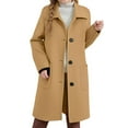 thumbnail image 1 of REDARER Girls Classic Trench Coat Single Lapel Collar Long Coat Timeless Outerwear for School and Casual Wear,4-5 Years, 1 of 5