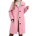 thumbnail image 1 of REDARER Girls Classic Trench Coat Single Lapel Collar Long Coat Timeless Outerwear for School and Casual Wear,6-7 Years, 1 of 5