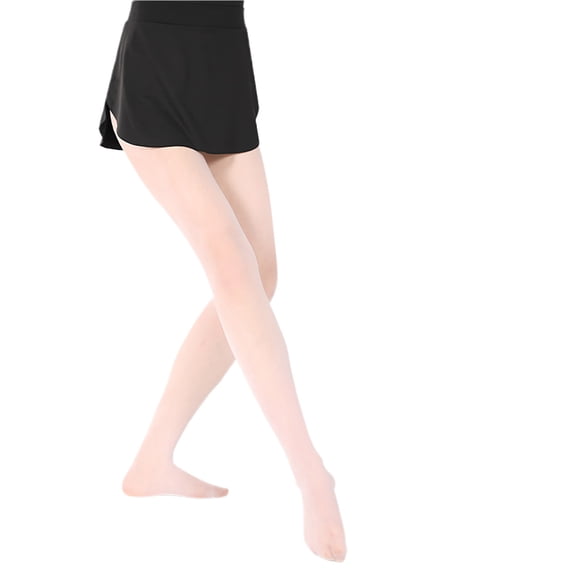 REDARER Girls Convertible Ballet Tights, Footless Dance Pantyhose for Practice & Training,L