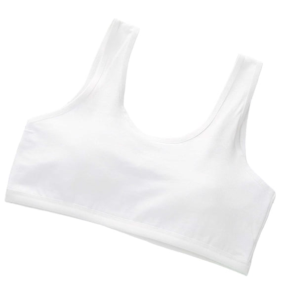 REDARER Girls Cotton Seamless Crop Top, Sports Bra & Camisole Set, Breathable Wirefree for Training & Daily Comfort,Size for 10-14 Years