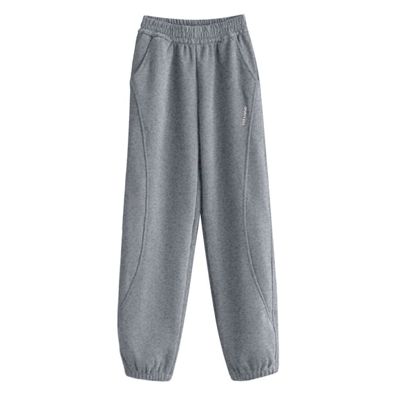 REDARER Girls Jogger Pants Warm Athletic Trousers, Thickened Soft Sweatpants for Kids Winter Outdoor Play,13-14 Years