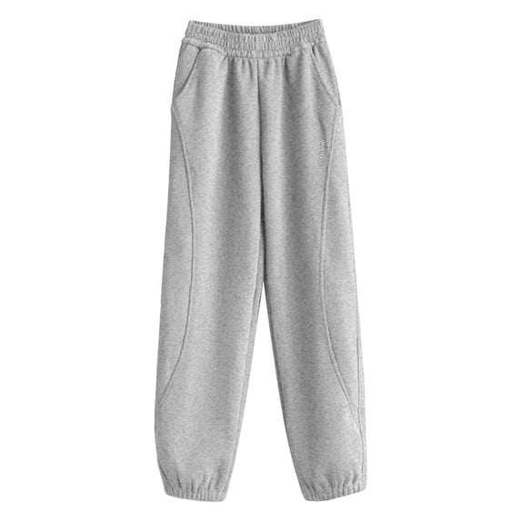REDARER Girls Jogger Pants Warm Athletic Trousers, Thickened Soft Sweatpants for Kids Winter Outdoor Play,13-14 Years