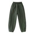 thumbnail image 1 of REDARER Girls Lined Pants Winter Warm Thermal Kids Joggers Soft Cozy Casual Trousers for Toddler Girls and Boys Thickened Comfortable Outfit,Kids Clothing,Size:12-13 Years, 1 of 7