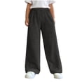 thumbnail image 1 of REDARER Girls Pajama Pants Winter Thermal Sleepwear Soft Bottoms for Kids Cozy Comfort,Kids Clothing,Size:12-13 Years, 1 of 8