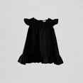 thumbnail image 1 of REDARER Girls Flutter Sleeve Dress with Ruffled Hem Casual Summer Everyday Outfit,2-3 Years, 1 of 4