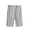 thumbnail image 1 of REDARER Girls High Waist Yoga Shorts, Stretchy Ribbed Athletic Biker Shorts for Summer Active Play,6-7 Years, 1 of 3
