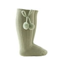thumbnail image 1 of REDARER Girls' Knee-High Socks - Double-Stitched Ribbed Stockings for Toddlers, Soft Mid-Calf Princess Socks, 1 of 3
