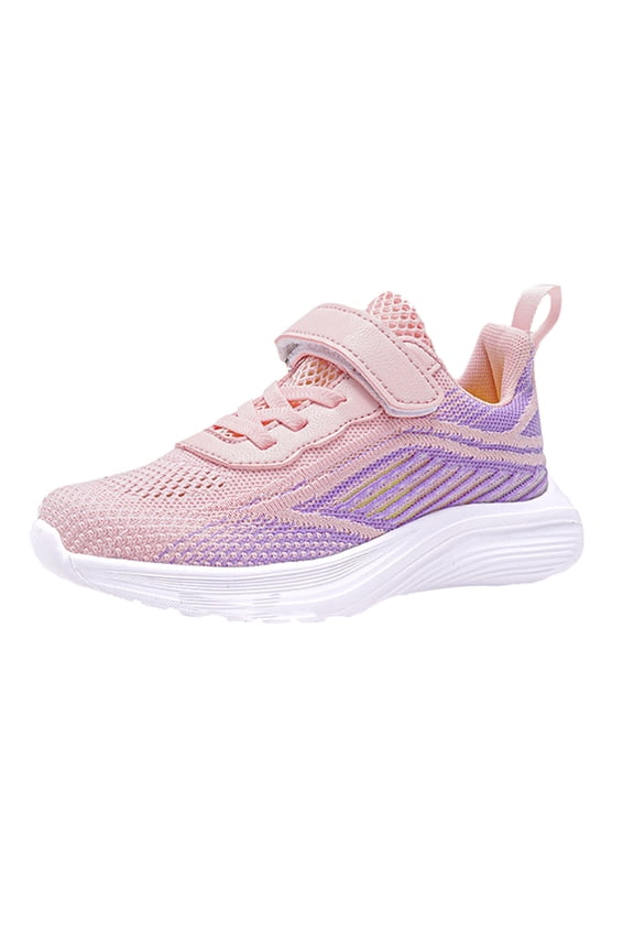 Girls' Lightweight Sneakers - Breathable Mesh Running Shoes for Playground & Summer Activities,Color:Z10 Pink,Size:5