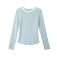 thumbnail image 1 of REDARER Girls Long Sleeve Top, Breathable Round Neck Blouse for Autumn, Casual Shirt for Kids,Size:14-15 Years, 1 of 6