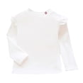 thumbnail image 1 of REDARER Girls Long Sleeve Tops with Ruffle Trim, Soft Breathable Tees for Toddler & Kids, Comfortable Casual Fall Winter Shirts for Daily Wear,9-10 Years, 1 of 3