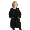 thumbnail image 1 of REDARER Girls Long Sleeve Zip Up Hooded Jacket Outerwear Cozy Warm Pullover for Autumn Winter,Kids Clothing,Size:5-6 Years, 1 of 4