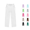 thumbnail image 1 of REDARER Girls Straight Leg Sweatpants Elastic Waist Side Pockets Soft Stretch Casual Daily School Trousers,9-10 Years, 1 of 5