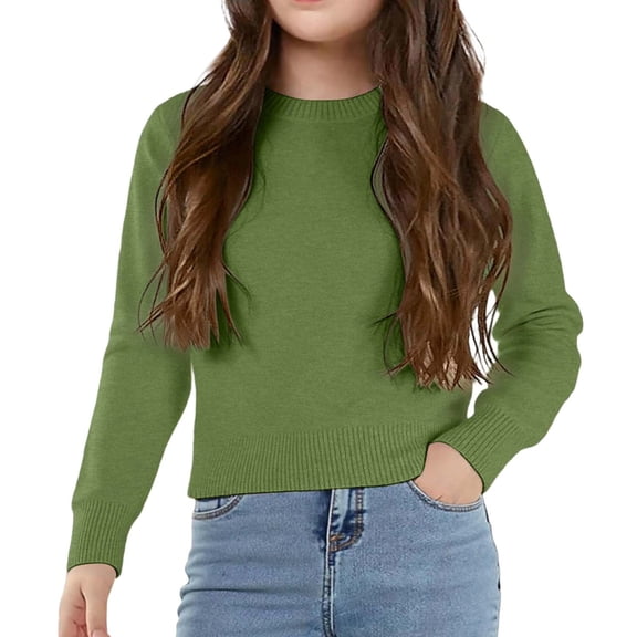 REDARER Girls Sweaters for Toddlers Soft Knit Cardigan Pure Color Baby Sweater Jacket Outerwear Cozy Warm Winter Top,Kids Clothing,Size:12-18 Months