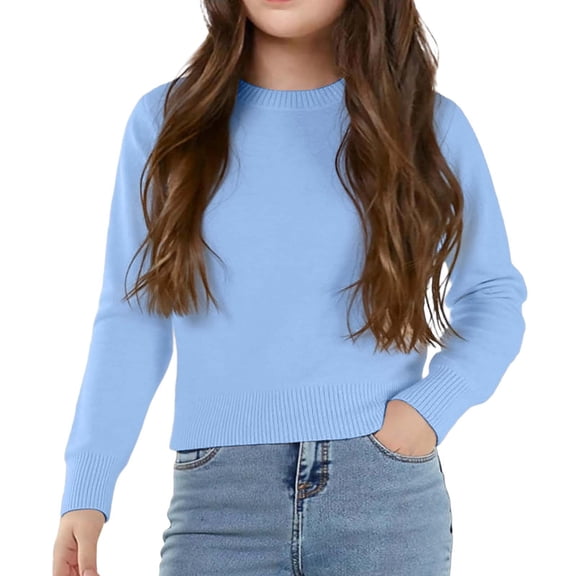 REDARER Girls Sweaters for Toddlers Soft Knit Cardigan Pure Color Baby Sweater Jacket Outerwear Cozy Warm Winter Top,Kids Clothing,Size:3-4 Years