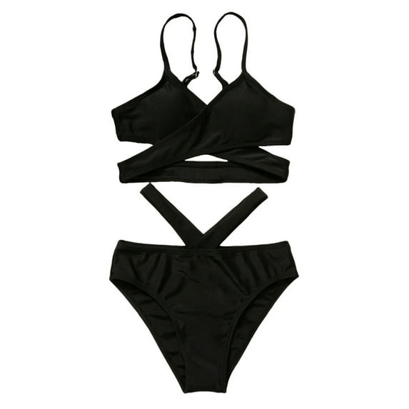 REDARER Girls Swimsuits Bikini Set Two Piece Swimsuit Bathing Suit Girls' Swimwear,Girls Swimsuit,11-12 Years