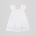 thumbnail image 1 of REDARER Girls Tulle Dress with Ruffled Flutter Sleeves Princess Party Outfit,12-18 Months, 1 of 3