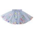 thumbnail image 1 of REDARER Girls Tulle Tutu Skirt with Colorful Pompoms Elastic Waist Skirt for Carnival & Parties,3-4 Years, 1 of 3