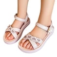 thumbnail image 1 of REDARER Girls Western Style Sandals | Fashionable Summer Beach Shoes | Soft Soled -On Design | Trendy Kids Footwear, 1 of 7