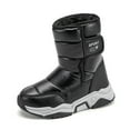thumbnail image 1 of REDARER Girls Winter Snow Boots - Lined Thick Insulation Long Shaft, Resistant & Easy Hook Loop Closure,Size:2, 1 of 5