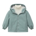 thumbnail image 1 of REDARER Insulated Lined Winter Hooded Jacket for Girls Windproof Warm Thermal Coat with Zip Front Pockets,Kids Clothing,Size:3-4 Years, 1 of 5
