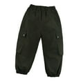 thumbnail image 1 of REDARER Kids' All-Weather Hiking Pants - -Lined Windproof Cargo Trousers for Outdoor Play Thermal Insulated, Unisex,8-9 Years, 1 of 5