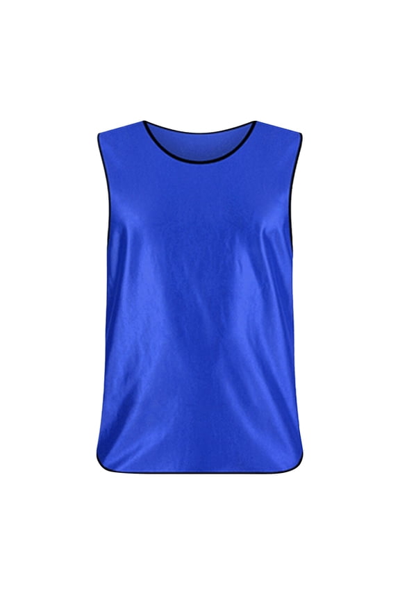 Kids Athletic Pinnie Mercerized Vest - Children Solid Sleeveless Strapless Sports Casual Active Top,3-9 Years