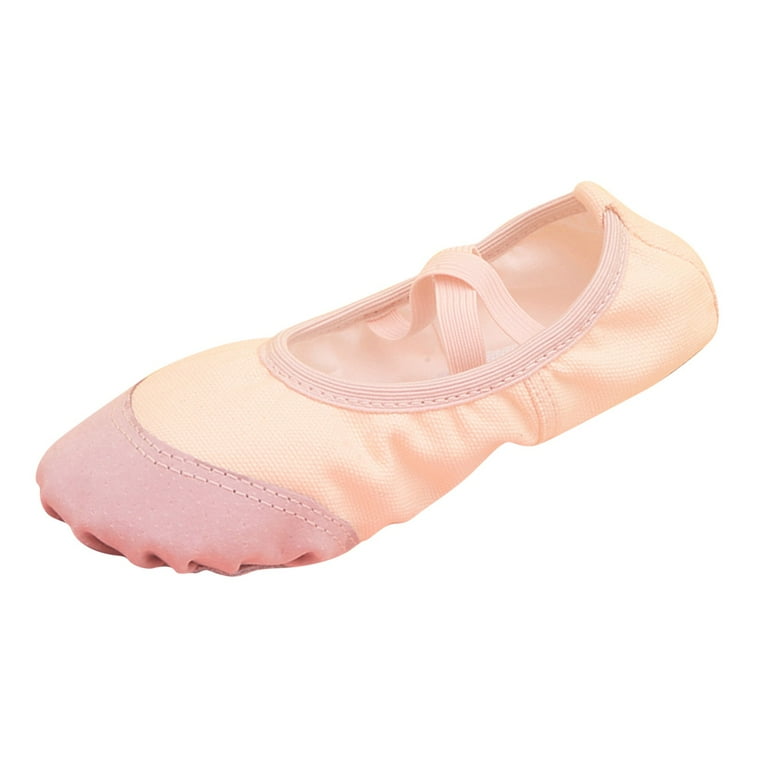 REDARER Kids Ballet Shoes Soft Leather Sole Dance Slippers for