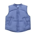 thumbnail image 1 of REDARER Kids Baseball Vest, Quilted Sleeveless Jacket with Zipper Front, Padded Insulation for Cool Weather Play,Size:7-8 Years, 1 of 8