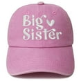 thumbnail image 1 of REDARER Kids "Big Sister" Embroidered Baseball Cap, Adjustable Cotton Hop Hat,One Size, 1 of 3