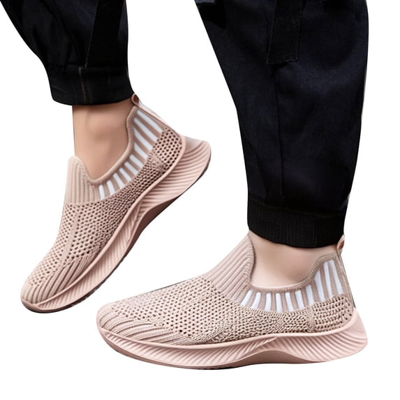 REDARER Kids Breathable Mesh -On Sneakers, Lightweight & Comfortable for Everyday Play,Color:Pink,Size:10.5-11Y