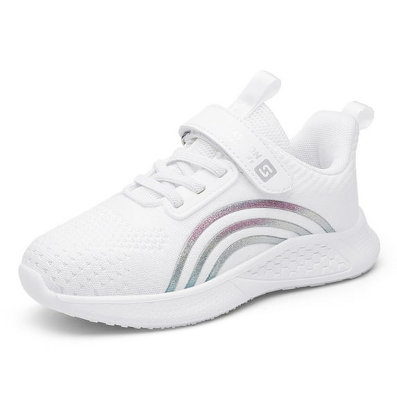 REDARER Kids' Breathable Mesh Sneakers - Color Block Running Shoes for Boys & Girls, Comfortable Lace-Up Athletic Shoes for School & Play,Size:2.5