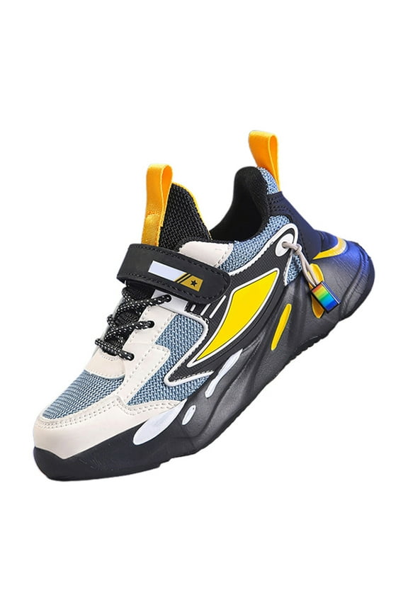 Children's Mesh Running Shoes - Breathable Thick Sole, for Student Sports & Leisure Activities,for Size 9.5-10 Years