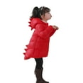 thumbnail image 1 of REDARER Kids Cartoon Puffer Jacket, Lightweight Short Down Coat for Girls and Boys, Warm Thin Quilted Winter Outerwear with Prints,Size:3-4 Years, 1 of 3