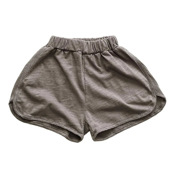 REDARER Kids Casual Dolphin Shorts Elastic Waistband Soft Cotton Blend Side Split Hem For Boys Girls Summer Beach Sports,6-12 Months
