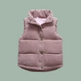 thumbnail image 1 of REDARER Kids Corduroy Vest Lined Sleeveless Jacket, Warm Fuzzy Outerwear with Pockets for Boys Girls Fall Winter,3-4 Years, 1 of 2