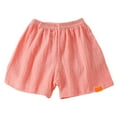 thumbnail image 1 of REDARER Kids Cotton Shorts, Breathable Casual Elastic Waist Summer Shorts,4-5 Years, 1 of 3