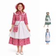 thumbnail image 1 of REDARER Kids Country Prairie Cosplay 4âPiece Set for Halloween Fancy Dress Stage Role Play Themed Party Outfit,3 Years, 1 of 4