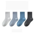 thumbnail image 1 of REDARER Kids Crew Socks 4-Pack, Soft Ankle Socks for Girls with Non- Grip, Everyday School Athletic Play Socks,Size:5-8 Years, 1 of 2