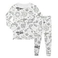 thumbnail image 1 of REDARER Kids DIY Hoodie Set - Sketch & Color Your Own Outfit, Soft Unisex Sweatshirt & Pants for Creative Play,Size:3-4 Years, 1 of 4