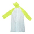 thumbnail image 1 of REDARER Kids' Disposable Raincoat Blue & White Hooded Waterproof Poncho for Outdoor Use,One Size, 1 of 5