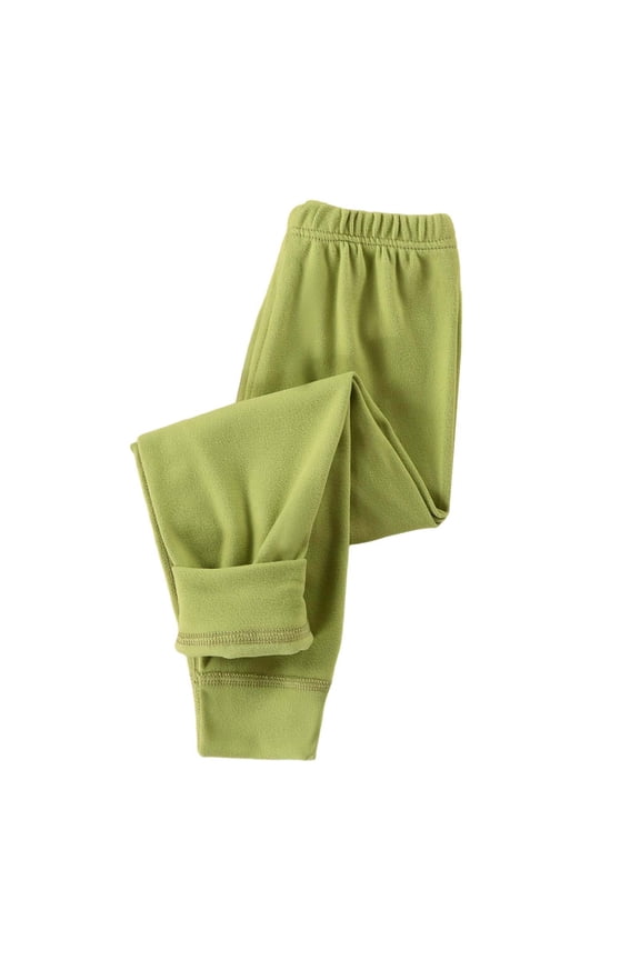 Kids Lined Thermal Pants, Soft Base Layer & Sleepwear Bottoms for Winter, Comfortable Casual Trousers,18-24 Months