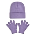 thumbnail image 1 of REDARER Kids -Lined Winter Hat & Mittens Set | Soft Warm Beanie for Boys Girls | Cold Weather Toddler Accessories,2-8 Years, 1 of 5
