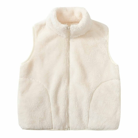 REDARER Kids Vest Thickened Padded Sleeveless Jacket, Warm Winter Outerwear for Children Autumn Cold Weather,13-14 Years