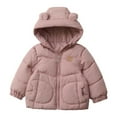 thumbnail image 1 of REDARER Kids Hooded Puffer Jacket, Winter Thick Warm Coat for Children, Padded Outerwear for Cold Weather,Size:18-24 Months, 1 of 5