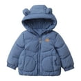thumbnail image 1 of REDARER Kids Hooded Puffer Jacket, Winter Thick Warm Coat for Children, Padded Outerwear for Cold Weather,Size:4-5 Years, 1 of 6