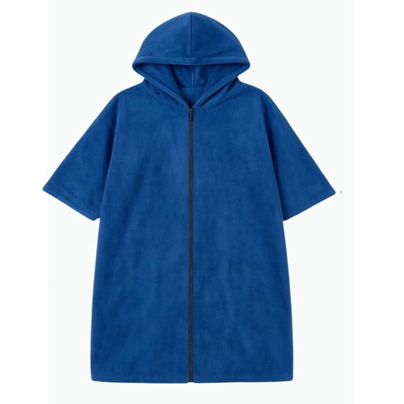 REDARER Kids Hooded Zip Up Swim Parka Soft Terry Cloth Beach Cover Up Robe for Boys & Girls,One Size