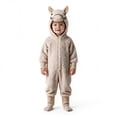 thumbnail image 1 of REDARER Kids Horse Animal Cosplay Jumpsuit Fuzzy Hooded OneâPiece for Halloween Party Stage Performance Themed Event Fancy Dress Outfit,4-6 Years, 1 of 4