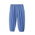 thumbnail image 1 of REDARER Kids' Lightweight Bubble Harem Pants Elastic Waist Comfortable Summer Outdoor Play Active Wear,8-10 Years, 1 of 5